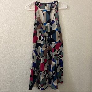 Twelfth Street by Cynthia Vincent Multicolor Backless Dress